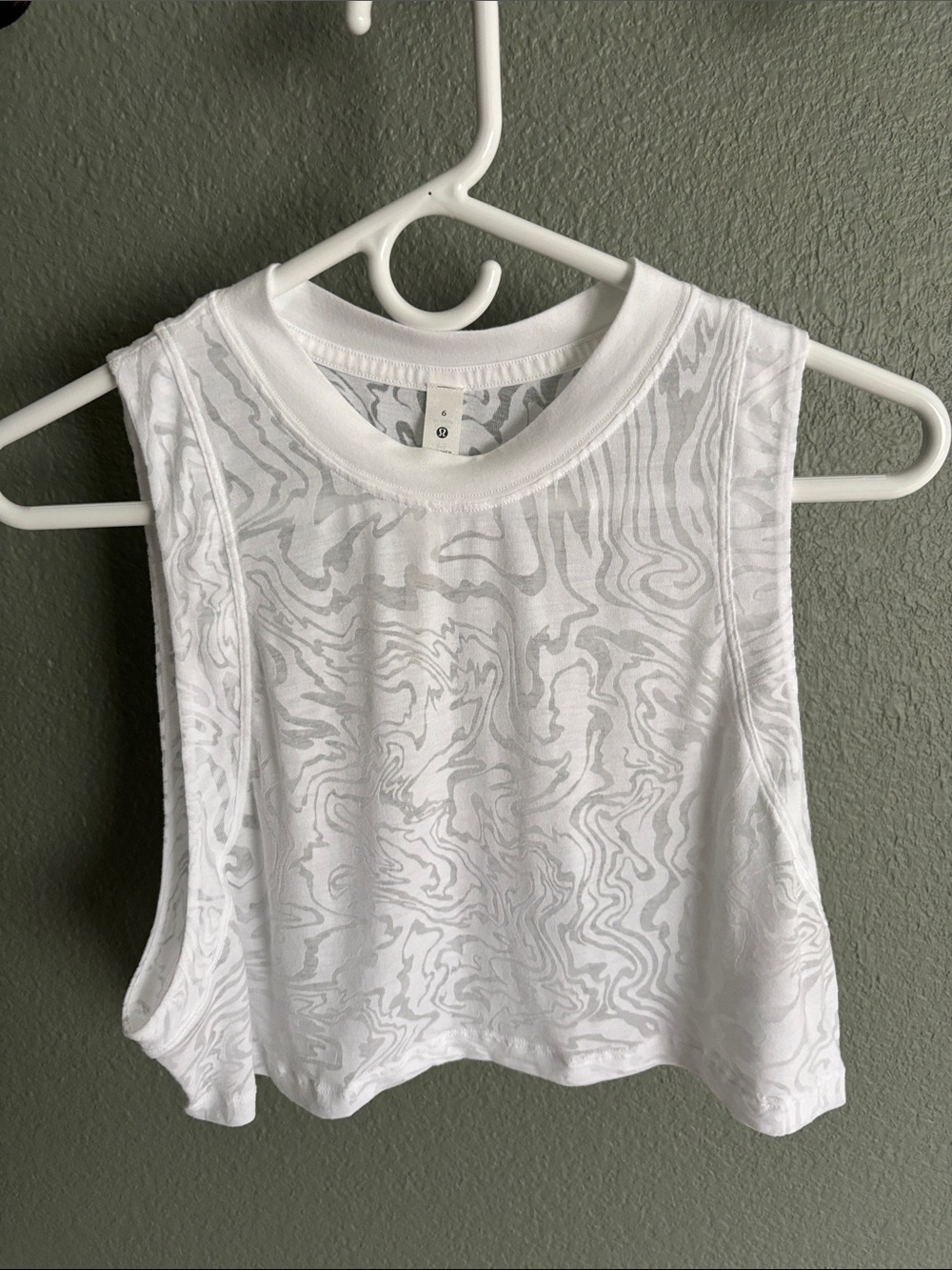 Women's Lululemon Burnout Crop Tank Top